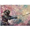 Generic Puzzle con fiori di ciliegio e samurai, 300/500/1000 pezzi (1000 pezzi (50 x 75 cm)