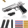 GOUYENG Pistola Giocattolo,Giocattolo Pistole,Blaster in Schiuma,Pistole Giocattolos di Schiuma Blaster a Proiettile Morbido,Soft Bullet Toy Gun,Regali di Compleanno per 14+