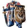 TOYVERSE JOYTOY 1/18 Figura d'azione Warhammer 40,000, Space Marine 2, Ultramarines Victrix Honour Guard con Storm Shield and Power Sword, Articolazioni mobili Modello di Personaggio, 15 anni e più