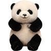 Generico Animale Di Peluche Panda, 25 Cm, Peluche Di Panda Realistica, Giocattolo Di Orso Cute, Award Per Gli Studenti, Guarigione Emotiva, Giocattoli Animali Per Bambini E Adulti