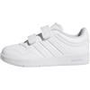 adidas Unisex - Bambini e Ragazzi Hoops 4.0 Shoes, Ftwr White Ftwr White Core Black, 34 EU