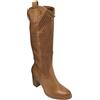 STILL Stivali Donna Alti al Ginocchio con Tacco Largo Traforati Moda Estate Nero G627 (Camel, Numeric_39)