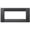 Vimar Serie Idea - Placca Classica 5 modulo Silk Nero