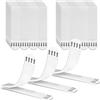 ANAMPION Strisce Appendi Quadri Adesive,32 Paia (64 Strisce)Biadesivo per muro removibile,Appendi Quadri Senza Chiodi, muro multisuperficie,per Cornici, Decorazioni, Poster,Specchi (19x92mm)