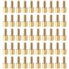 YOKIVE 100pz M2.5 Distanziale Viti, Ottone Esagonale PCB Distanziali, Mantiene Altezza Coerente, Ottimo per Scheda Madre (Tono Dorato, 6mm+4mm)