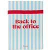 Fisura - QUADERNO A5 ORIGINALE BACK TO THE OFFICE - Taccuino A5 rigido con fogli puntinati - con elastico per 2 penne - Notebook A5-80 pagine - Carta da 80 gr.