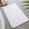Catherine Lansfield Stuoia antibatterica del bagno della schiuma di memoria del bagno bianco BR/55661/W/BMAT/WH