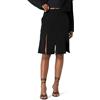 The Drop Gonna da Donna con Spacco, Colore Nero, XS