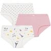 Petit Bateau Set di Mutandine per Bambini in Cotone a Vita Alta, Stampa Paris, Multicolore, 12 Anni