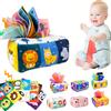 smvp Giocattolo Montessori per bambini, scatola di fazzoletti magici, giocattolo sensoriale per attività di apprendimento educativo per bambini che esercitano le dita Gioco da tavolo occupato per bambini