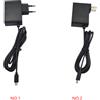 NONE Adattatore AC di ricambio 5V 2.4A con base di ricarica per Nintendo Switch, caricabatterie con spina americana, accessori.