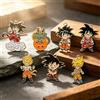 Bandai Set di 7 Ciondoli Smaltati Dragon Ball, Accessori per Creazione di Gioielli Cartoon, per Collane, Orecchini, Bracciali Fai-da-Te, Regali Artigianali