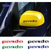 xinstar Adesivo per decalcomanie da 2 pezzi adesivo per specchietto retrovisore per auto per Fiat Panda