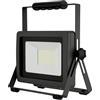 REV Faretto LED da cantiere, 50 W, 4250 lm, IP65, 6500 K, robusta lampada da cantiere in alluminio, per cantieri, officine e cantine, cavo in gomma da 1,5 m, antracite/argento