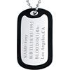 FaithHeart Collana da Uomo Ciondolo Medaglietta con Foto Personalizzata Incisione Laser Ciondolo Medaglietta Doppia in Stile Militare Fantastica Idea Regalo Collana Acciaio Inox