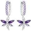 PANPOKI Orecchini a cerchio a forma di cuore e stella, in argento Sterling 925 placcato in oro 14 carati, leggeri orecchini a cerchio con zirconia cubica, gioielli ipoallergenici da donna, confezione