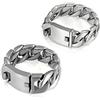 JewelryWe - Bracciale Catena Moto Bicicletta da Uomo Braccialetto Maschile in Acciaio Inossidabile