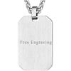 FaithHeart Collana da Uomo Ciondolo Medaglietta con Foto Personalizzata Incisione Laser Ciondolo Medaglietta Doppia in Stile Militare Fantastica Idea Regalo Collana Acciaio Inox