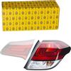 HELLA 2SK 354 833-041 Luce posteriore, Lampadine, Sezione esterna ECE, per veicolo circolazione Dx, Dx