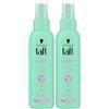 TAFT Schwarzkopf Taffetà Spray Volume (150 ml) - Grado di Tenuta 3, per Asciugacapelli e Tutti i Tipi di Capelli, Volumizzante, Formula Vegana (Confezione da 2)