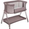 LIONELO Luna Lettino Co-Sleeping da Affiancare per Neonato con Materasso