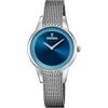 Festina Orologio Donna Analogico Acciaio Inossidabile 316L Argento - Quarzo - Vetro minerale alta resistenza - Impermeabile 5 ATM F20494/2 - Mademoiselle