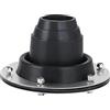 Chatonshen Tent Jack, Protezione Antiscottatura, Sfiato per Tubi di Migliorato, Guaina in Silicone per Capanno, Yurta, Garage, Campeggio All'aperto, Nero