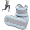 HSYTEK 1 paio di pesi regolabili per gambe e braccia, 0,75 kg, peso per polsi, caviglie, per donne e uomini, palestra, yoga, danza, aerobica (blu 1)