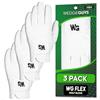 Wedge Guys Flex Premium Cabretta - Guanti da golf da uomo in pelle cabretta, con retro elastico e resistente in spandex Microfit per un maggiore comfort e una presa superiore in tutte le condizioni