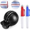 Generic Marcatori per palline da golf, strumento di allineamento per tracciare le palline da golf, ad asciugatura rapida, resistenti sbiadimento, con 2 penne impermeabili per allenatori principianti