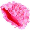 TOYANDONA Cuffia da Nuoto Protezione le Orecchie in Nylon Donna P rosa Design a Fiore 3d Leggera per Nuoto e Stagione Calda