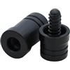 KiBcsLic Joint Protector per Stecca da Biliardo Cappuccio Copertura Protezione Filetto Attrezzo Manutenzione Materiale PP Installazione Facile Superficie