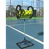 Generic Cestino per raccogliere e riporre palline da tennis, design 2 in 1, può contenere 55-80 palline, comoda maniglia per un facile trasporto e un rapido recupero della palla