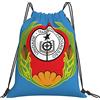 Generic Zaino con Coulisse Coat of Arms of Cape Verde Borsa con Coulisse Grande capacità Sacca da Palestra Resistente Drawstring Backpack per Unisex Scuola Spiaggia
