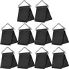 GALPADA Set 10 Fibbie Triangolari per Trampolino Cinghie di Fissaggio Elastiche Resistenti all'Usura per Tappetino Elastico e Attrezzi da Parkour