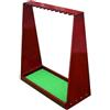predolo Rastrelliera Legno Golf Base in Feltro Verde Portamazze Golf Autoportante Attrezzatura Sportiva