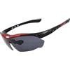 YGLONG Occhiali Ciclismo Occhiali da ciclismo bici Sport all'aria aperta sole for bicicletta montagna Uomo Corsa Gafas Ciclismo(0089 2)