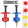 YUZHEDM 2 Clip per Esche + Taglia Lenze e 2900 Pellet da Pesca Realizzati con Micro Anelli per Esche in Acciaio Inossidabile per Fissare Rapidamente le