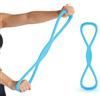 IHLOOTD Fascia di Resistenza Fitness con Maniglie, Fascia Elastica per Esercizi, Fasce Elastiche Fitness per Uomo e Donna Braccia Spalle Schiena Petto Gambe (Rosa)