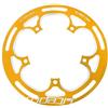WOVEBIUS Protezione per corona della bici da strada, BCD130, 52 denti, dorata