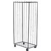 Annadue Portaoggetti per Palline Sportive, Carrello per Palline Rotolante in Acciaio al Carbonio di Grande capacità con Ruote, Supporto per da Garage, Ideale per Basket Calcio Pallavolo Baseball