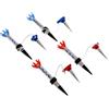 WOVEBIUS 4 x Golf Magnet Tees 80 mm Golf Tee magnetico con ancora Colore casuale