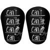 LYEAA Parastinchi da Calcio Parastinchi da Calcio Leggero e addensato Protezione for le Gambe Protettivo Mini Parastinchi Antiscivolo for Allenamento Sportivo (Nero 8 * 5CM)