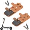 CERFFOOL Pastiglie Freno Multimetallo per Kugoo Kukirin G4/Kugoo G-Booster MTB Pastiglie Freno Idraulici Disco Freno Durevole Ad Alta Prestazioni per Scooter Elettrico (2 Coppie)