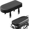 Aoreun Seggiolino Bici Posteriore, Sella Bici Comoda in PU, Portapacchi Bici Posteriore (32 × 15 × 5,5 cm)