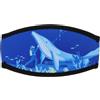 SECFOU Copricinturino Protegge i Chioma per in Neoprene Maschera da Snorkeling Blu e Adatto a Diverse Misure per Immersioni e Snorkeling
