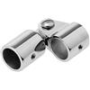WOVEBIUS Marine 316 Acciaio Inox 19mm Bimini Top Caps Esterno Eye End Deck Cerniera