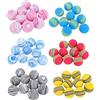 FILFEEL Palline da Allenamento in Schiuma EVA da 42 Mm Set da 60 Pezzi Colorati Palline da Allenamento Morbide per Altalena per Interni per Golfisti, Animali Domestici e Giochi per Famiglie