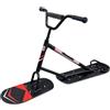 Generic Snowmobile Scooter per adulti e ragazzi, rotazione a 360° con doppie lame, telaio in alluminio rinforzato, capacità 150 kg, slitta per tutti i terreni per resort, cortili e divertimento in famiglia