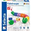 Selecta - Gioco con bruco e dadi, da infilare, in legno, 63005